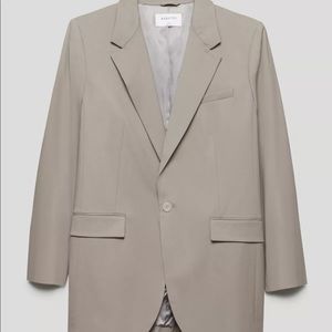 Aritzia Babaton Agency Blazer in Light Pewter Grey Size XS